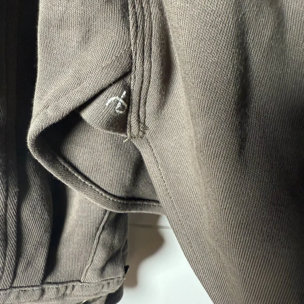 rag & bone Shacket Long Sleeve Shirt Jacket Coco Silver Brown Sz XS -RN 108879